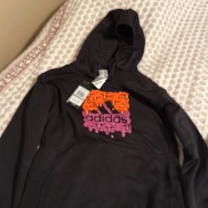 Adidas boys M 10/12 hoodie slime